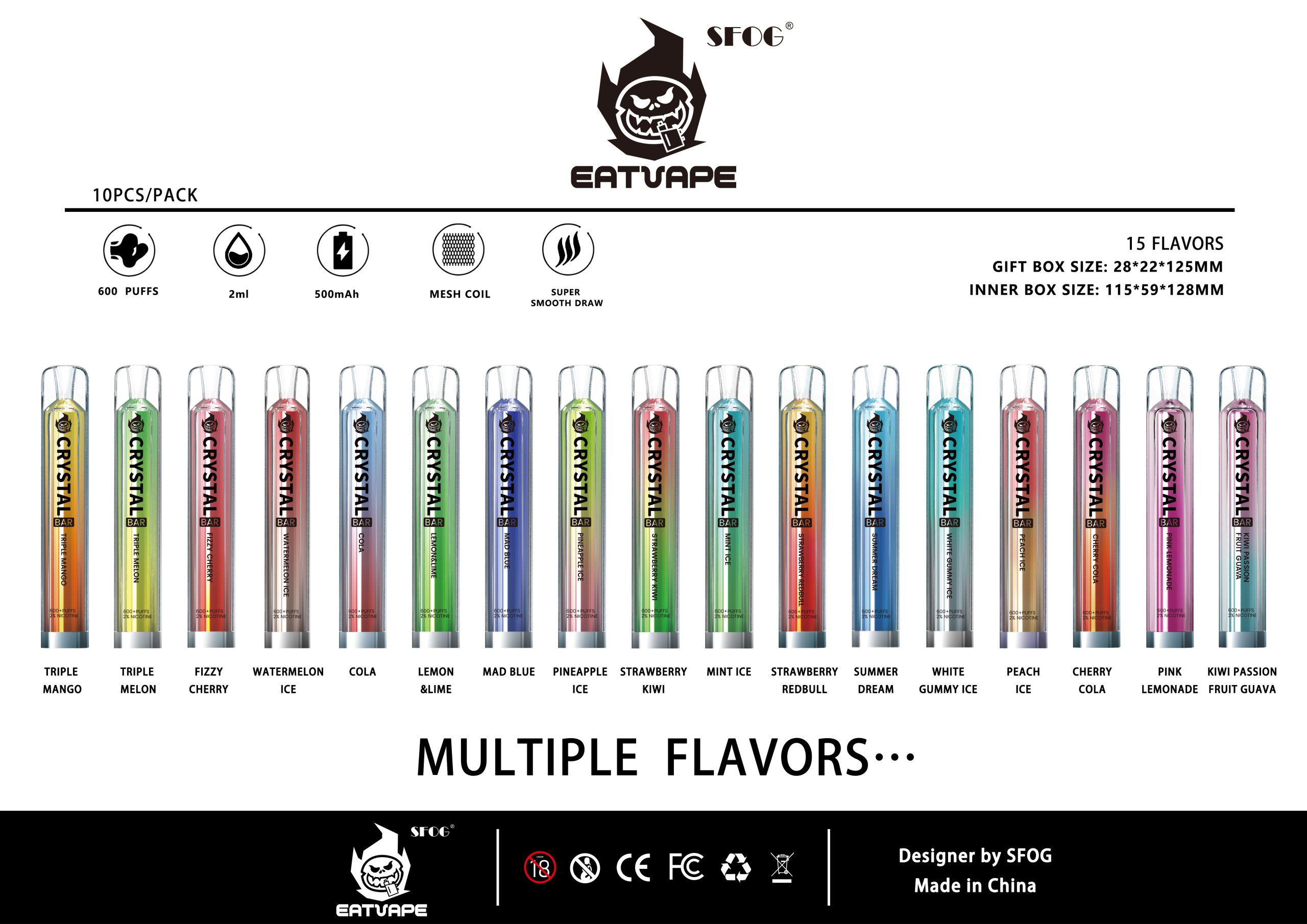 600 puffs crystal vape - Image 23