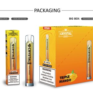 600 puffs crystal vape