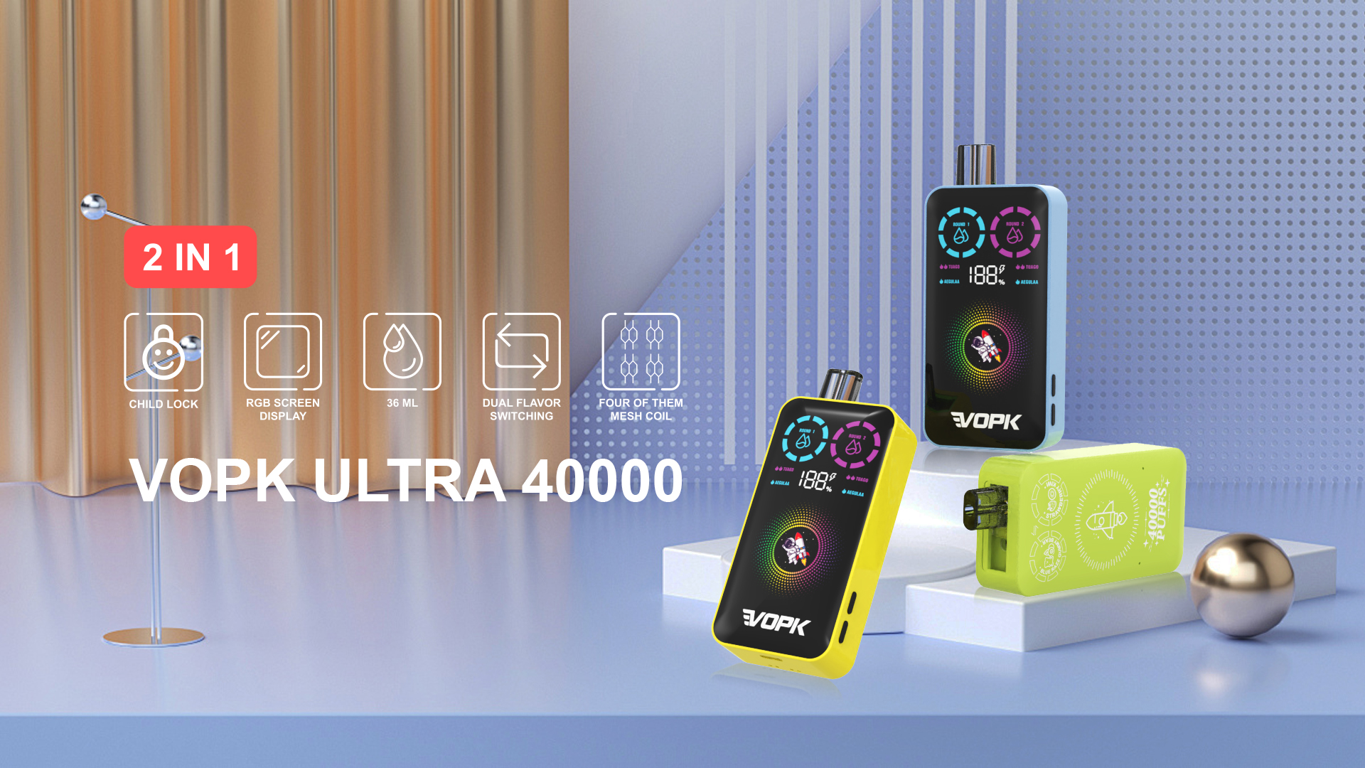 VOPK ULTRA 40000 puffs - Image 2