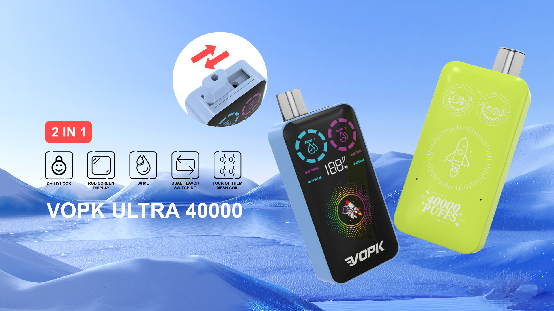 VOPK ULTRA 40000 puffs - Image 4